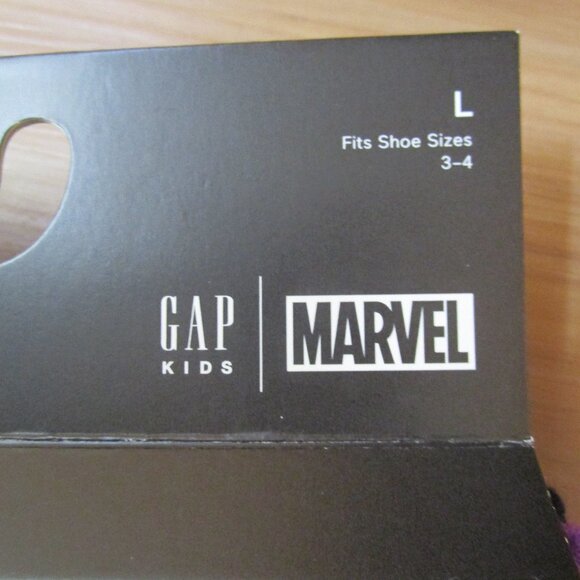 New GAP KIDS - MARVEL Avengers Crew Socks 7 Pair Size Large fits Shoe Size 3-4 - Picture 9 of 9